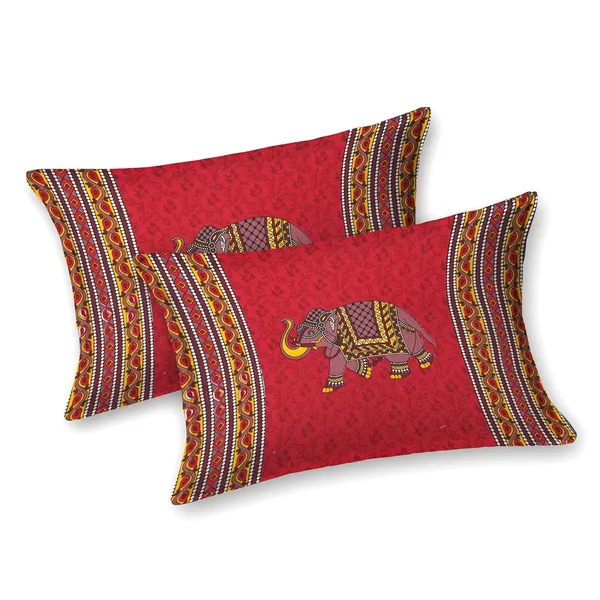 Red_Soft_Cotton_Printed_Bedsheet_With_Pillow_Covers_For_Double_Size_Bed_(100_X_90_X_17_Inch)
