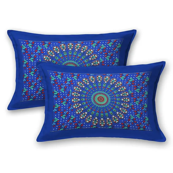 Royal_Blue_Soft_Cotton_Printed_Bedsheet_With_Pillow_Covers_For_Double_Size_Bed_(100_X_90_X_17_Inch)