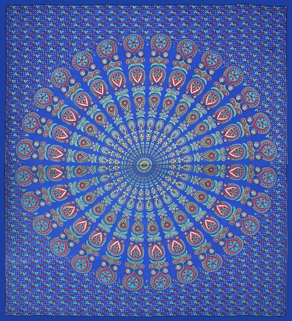 Royal_Blue_Soft_Cotton_Printed_Bedsheet_With_Pillow_Covers_For_Double_Size_Bed_(100_X_90_X_17_Inch)