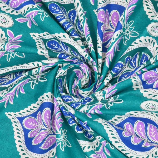 JAMG_Soft_Cotton_Bedsheet_with_Pillow_Covers_for_Double_Size_Bed_|_Printed_Comfortable_Bedding_Set_|_Smooth_Breathable_Fabric_|_Elegant_Home_Furnishing__APPLE_PAN_PATTA_Multi-Color_45