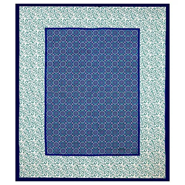 Elegant_Blue_&_Teal_Geometric_Double_Bedsheet_with_Pillow_Covers