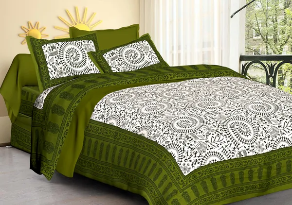 JAMG_Soft_Cotton_Bedsheet_with_Pillow_Covers_for_Double_Size_Bed_|_Printed_Comfortable_Bedding_Set_|_Smooth_Breathable_Fabric_|_Elegant_Home_Furnishing__ADI_MANAV_Multi-Color_45
