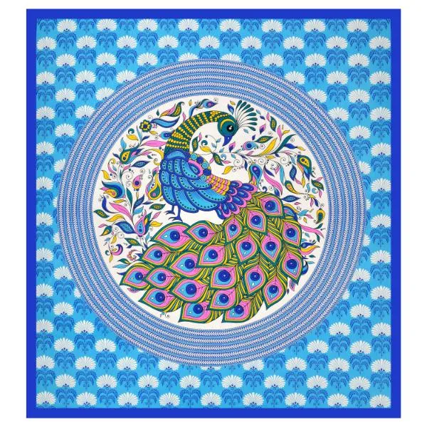Blue_Peacock_Double_Bedsheet_Set_with_Pillow_Covers