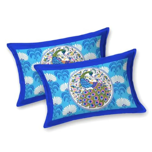 Blue_Peacock_Double_Bedsheet_Set_with_Pillow_Covers