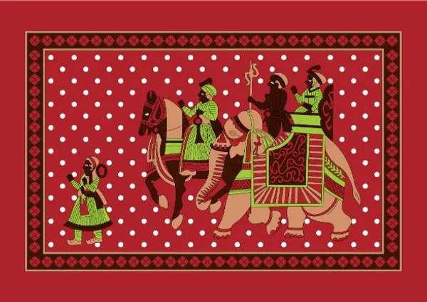 Ethnic_Elephant_Print_Cotton_Bedsheet__2_Pillow_Covers_Included