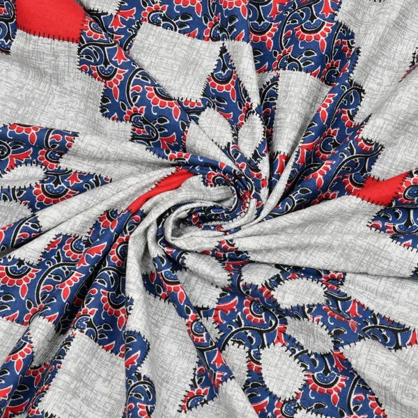 JAMG_Soft_Cotton_Bedsheet_with_Pillow_Covers_for_Double_Size_Bed_|_Printed_Comfortable_Bedding_Set_|_Smooth_Breathable_Fabric_|_Elegant_Home_Furnishing__AZRAK_STAR_Multi-Color_45