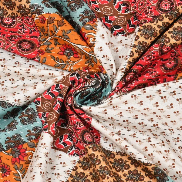 JAMG_Soft_Cotton_Bedsheet_with_Pillow_Covers_for_Double_Size_Bed_|_Printed_Comfortable_Bedding_Set_|_Smooth_Breathable_Fabric_|_Elegant_Home_Furnishing__AZRAK_BINDIYA_Multi-Color_45