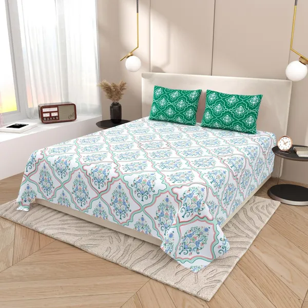 Premium_Printed_Cotton_Bedsheet_–_Modern_Paisley_Design_108*108