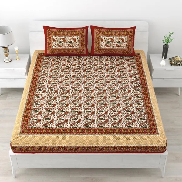 Mahrron_Floral_Double_Bedsheet_Set_with_Pillow_Covers