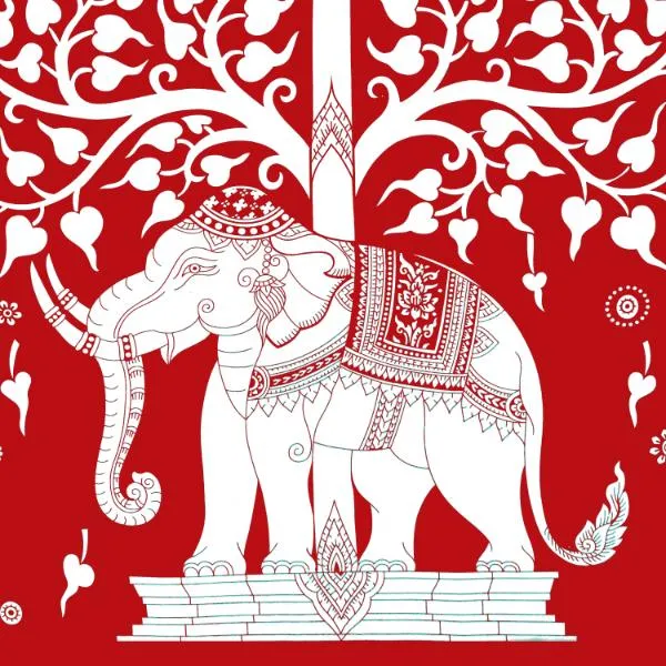Royal_Elephant_Tree_of_Life_Print_Cotton_Bedsheet_Set_with_Pillow_Covers
