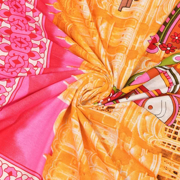 Royal_Rajasthani_Couple_Printed_Cotton_Double_Bedsheet_Set