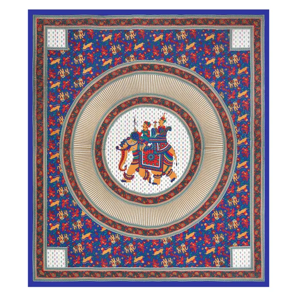Traditional_Elephant_Mandala_Double_Bedsheet_with_Pillow_Covers