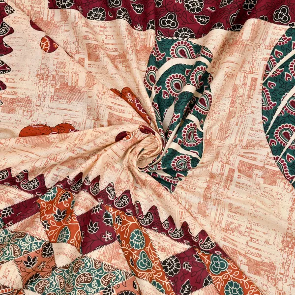 JAMG_Soft_Cotton_Bedsheet_with_Pillow_Covers_for_Double_Size_Bed_|_Printed_Comfortable_Bedding_Set_|_Smooth_Breathable_Fabric_|_Elegant_Home_Furnishing__BADMERI_KAMAL_Multi-Color_45