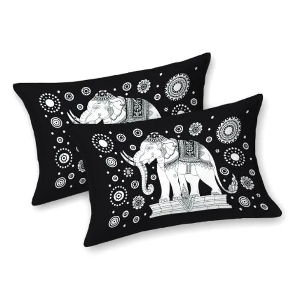 Elephant_Tree_Print_Cotton_Bedsheet_with_2_Pillow_Covers
