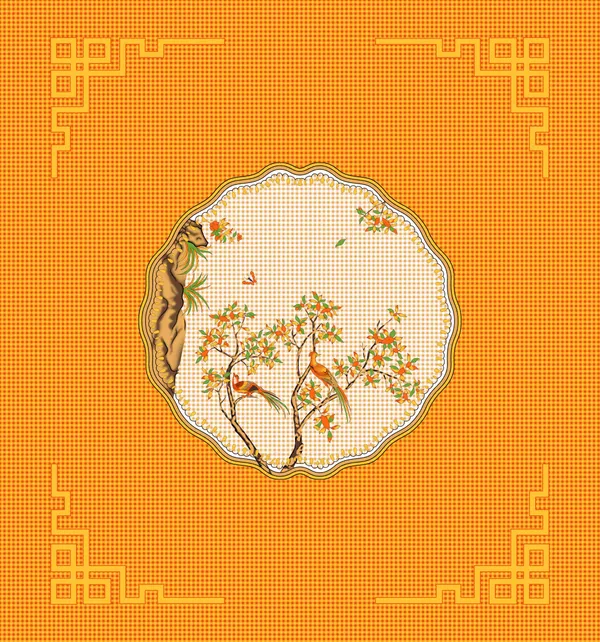 Elegant_Mustard_Floral_Print_Cotton_Bedsheet_Set_with_Matching_Pillow_Covers
