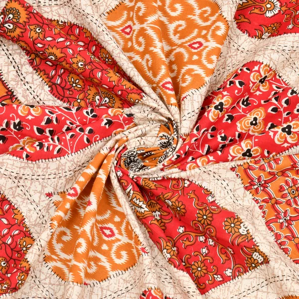 JAMG_Soft_Cotton_Bedsheet_with_Pillow_Covers_for_Double_Size_Bed_|_Printed_Comfortable_Bedding_Set_|_Smooth_Breathable_Fabric_|_Elegant_Home_Furnishing__AZRAK_PAN_PATTA_Multi-Color_45