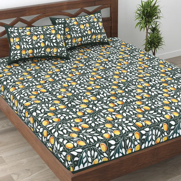 JAMG_Soft_Cotton_Bedsheet_with_Pillow_Covers_for_Double_Size_Bed_|_Printed_Comfortable_Bedding_Set_|_Smooth_Breathable_Fabric_|_Elegant_Home_Furnishing__APPLE_Multi-Color_45