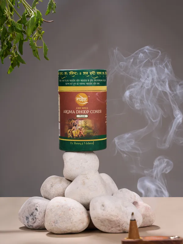 Aroma_Dhoop_Cones_Tulsi