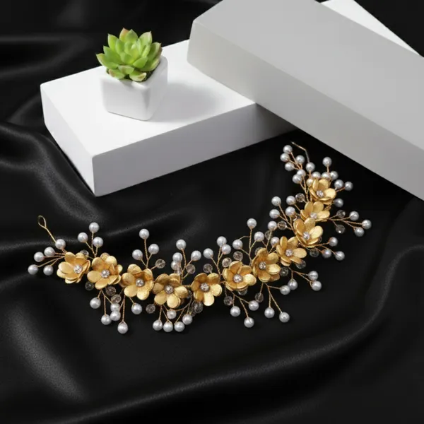 Golden_Flower_Premium_&_Elegant_Pearl_&_Floral_Vine_Bridal_Hair_Vine_For_Women_&_Girls