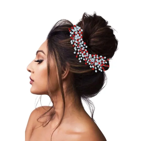 Red_Plastic_Premium_&_Elegant_Premium_Beads_&_Crystal_Headpiece_For_Women_&_Girls