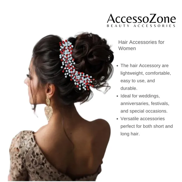 Red_Plastic_Premium_&_Elegant_Premium_Beads_&_Crystal_Headpiece_For_Women_&_Girls