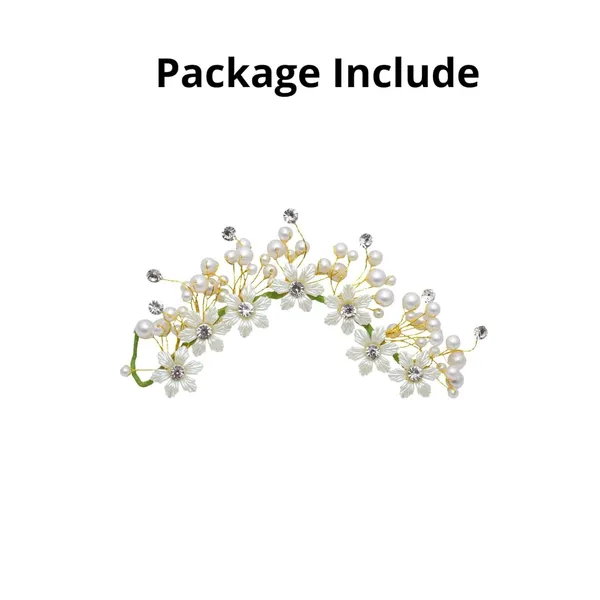 White_Plastic_Premium_&_Elegant_Pearl_&_Crystal_Floral_Hair_Pins_For_Women_&_Girls