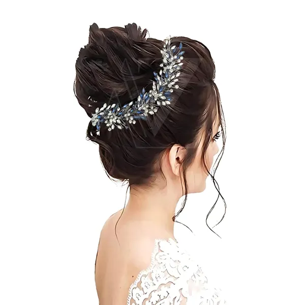 Blue_Plastic_Premium_&_Elegant_Elegant_Crystal_Leaf_Bridal_Headpiece_For_Women_&_Girls