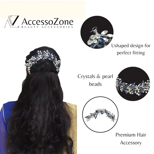 Blue_Plastic_Premium_&_Elegant_Elegant_Crystal_Leaf_Bridal_Headpiece_For_Women_&_Girls
