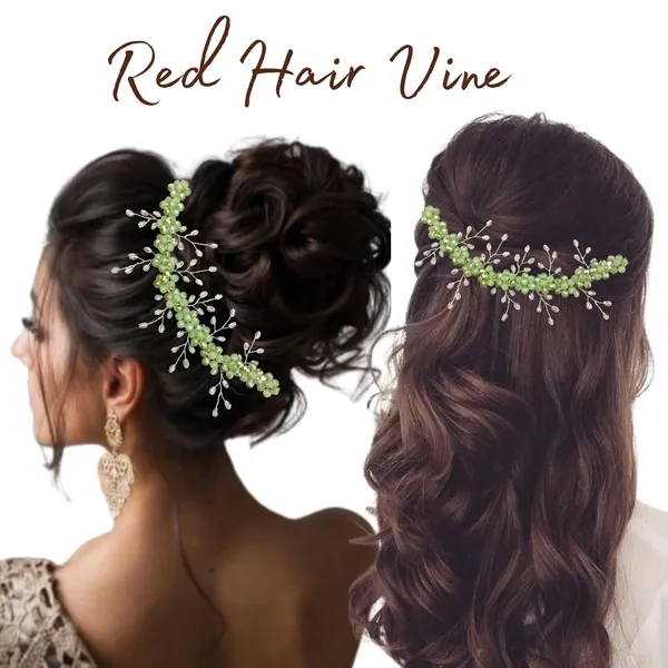 Green_Plastic_Premium_&_Elegant_Crystal_Pearl_Bridal_Hair_Vine_For_Women_&_Girls