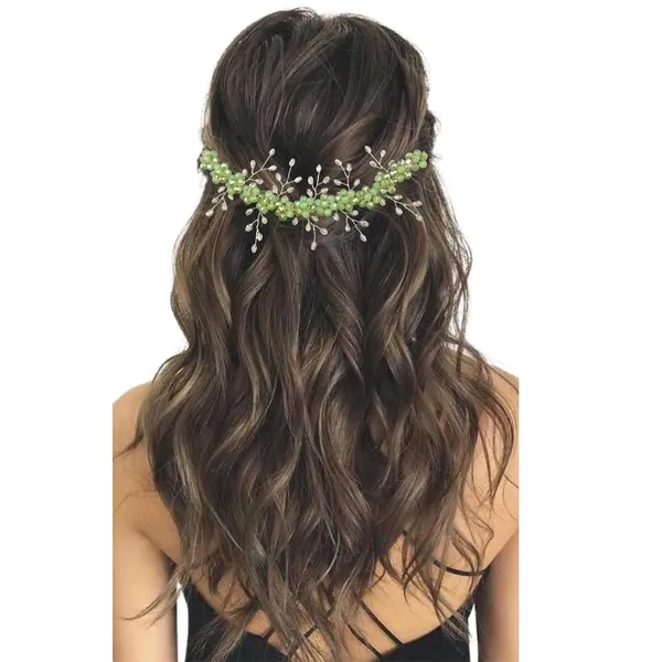 Green_Plastic_Premium_&_Elegant_Crystal_Pearl_Bridal_Hair_Vine_For_Women_&_Girls