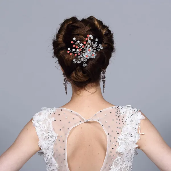 Red_&_Blue_Plastic_Premium_&_Elegant_Red_&_Silver_Rhinestone_Hair_Accessory/Headband_For_Women_&_Girls