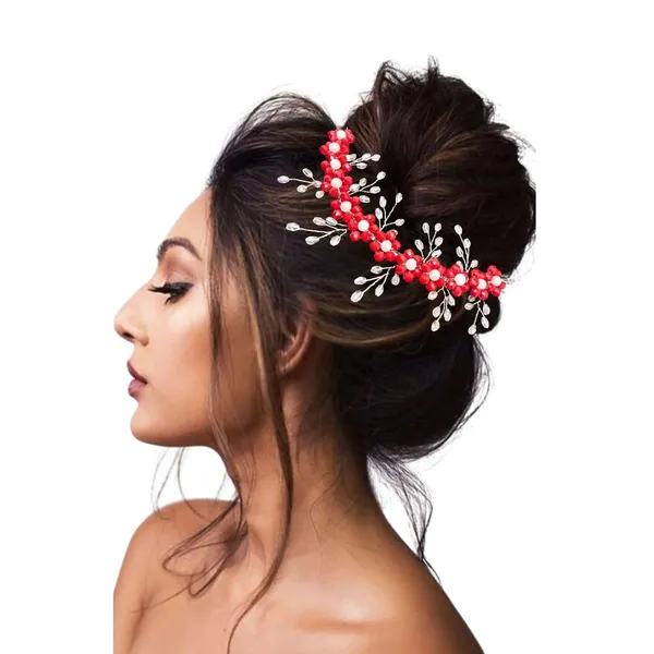 Red_Plastic_Premium_&_Elegant_Red_Pearl_&_Crystal_Hairpiece_For_Women_&_Girls