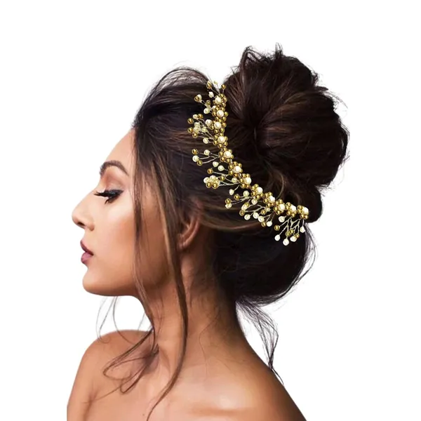 Gold_Plastic_Premium_&_Elegant_Vintage-Inspired_Hair_Pins/Clips_For_Women_&_Girls