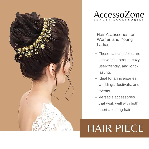 Gold_Plastic_Premium_&_Elegant_Vintage-Inspired_Hair_Pins/Clips_For_Women_&_Girls
