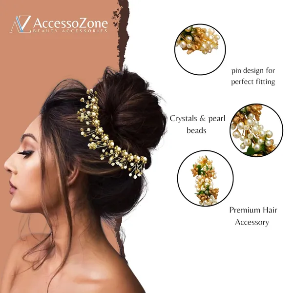 Gold_Plastic_Premium_&_Elegant_Vintage-Inspired_Hair_Pins/Clips_For_Women_&_Girls