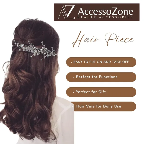 Silver_Plastic_Premium_&_Elegant_Delicate_Pearl_Trendy_Hair_Pins/Clips_For_Women_&_Girls