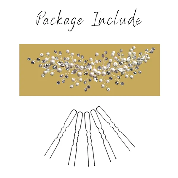 Silver_Plastic_Premium_&_Elegant_Crystal_Stylish_Hair_Pins/Clips_For_Women_&_Girls