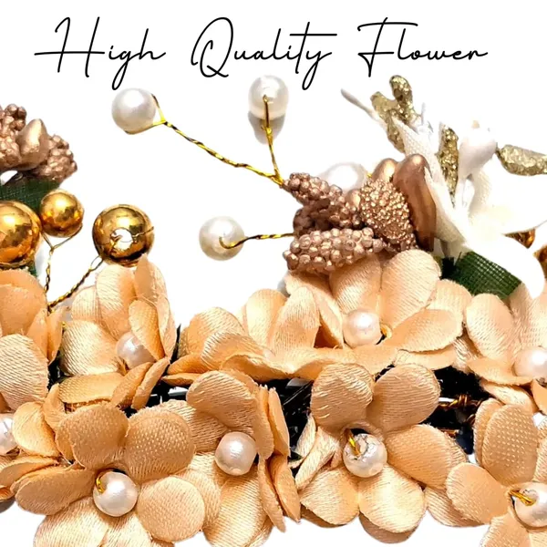 Peach_Plastic_Premium_&_Elegant_Peach_Floral_Juda_Hair_Clip_For_Women_&_Girls