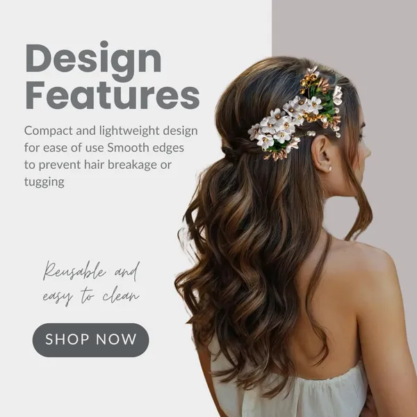 Silver_Plastic_Premium_&_Elegant_Silver_Floral_Juda_Hair_Clip_For_Women_&_Girls