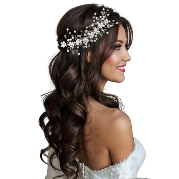 White_Pearl_Premium_&_Elegant_White_Pearl_Floral_Bridal_Hair_Clip_For_Women_&_Girls