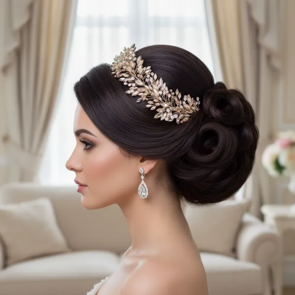Golden_Crystal_Leaf_Wedding_Headpiece_for_Women_&_Updo_Hairstyles
