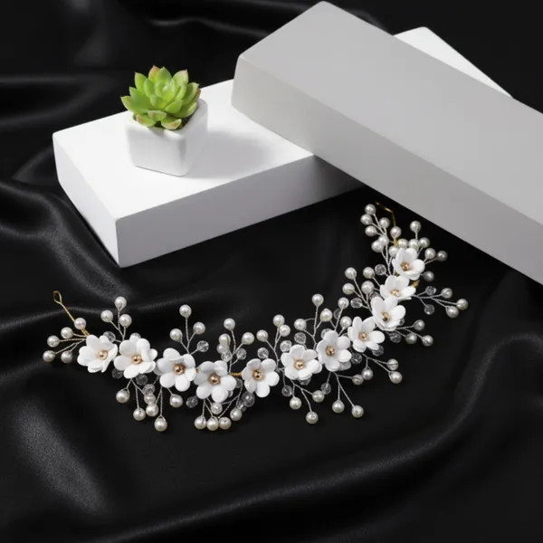 White_Plastic_Premium_&_Elegant_Hair_Accessory_For_Women_&_Girls