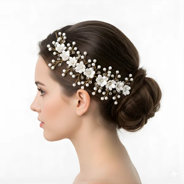 White_Plastic_Premium_&_Elegant_Hair_Accessory_For_Women_&_Girls