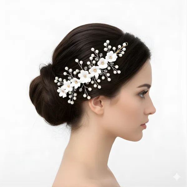 White_Plastic_Premium_&_Elegant_Hair_Accessory_For_Women_&_Girls