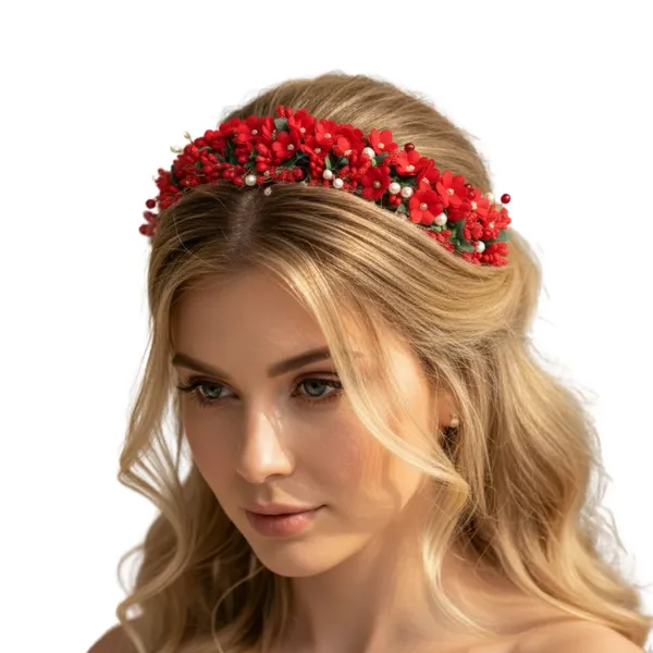 Red_Plastic_Premium_&_Elegant_Pearl_&_Crystal_Floral_Hair_Pins_For_Women_&_Girls