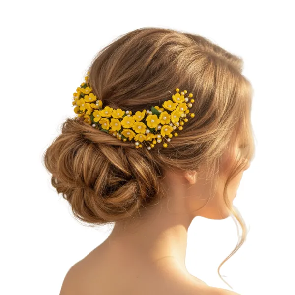 Yellow_Premium_&_Elegant_Pearl_&_Berry_Vine_Handmade_Bridal_Headpiece_For_Women_&_Girls
