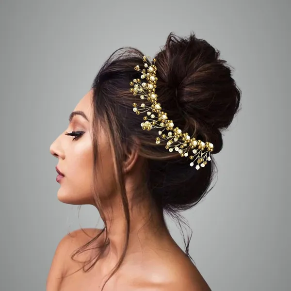Gold_Plastic_Premium_&_Elegant_Vintage-Inspired_Hair_Pins/Clips_For_Women_&_Girls