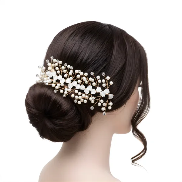 Silver_Flower_Premium_&_Elegant_White_Pearl_Floral_Bridal_Hair_Clip_For_Women_&_Girls