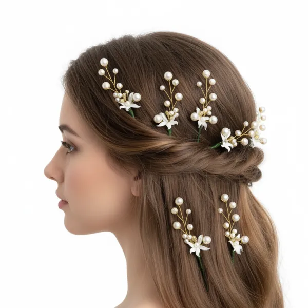 Golden_Plastic_Premium_&_Elegant_Gold_&_Pearl_Flower_Hair_Pins_For_Women_&_Girls_(Pack_Of_8)