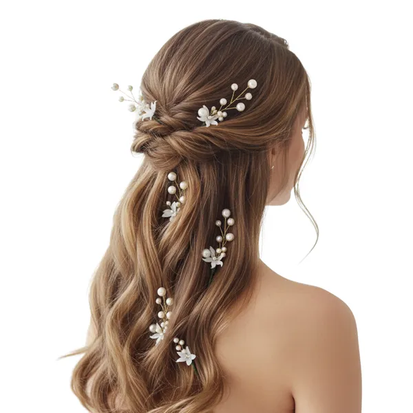 Golden_Plastic_Premium_&_Elegant_Gold_&_Pearl_Flower_Hair_Pins_For_Women_&_Girls_(Pack_Of_8)